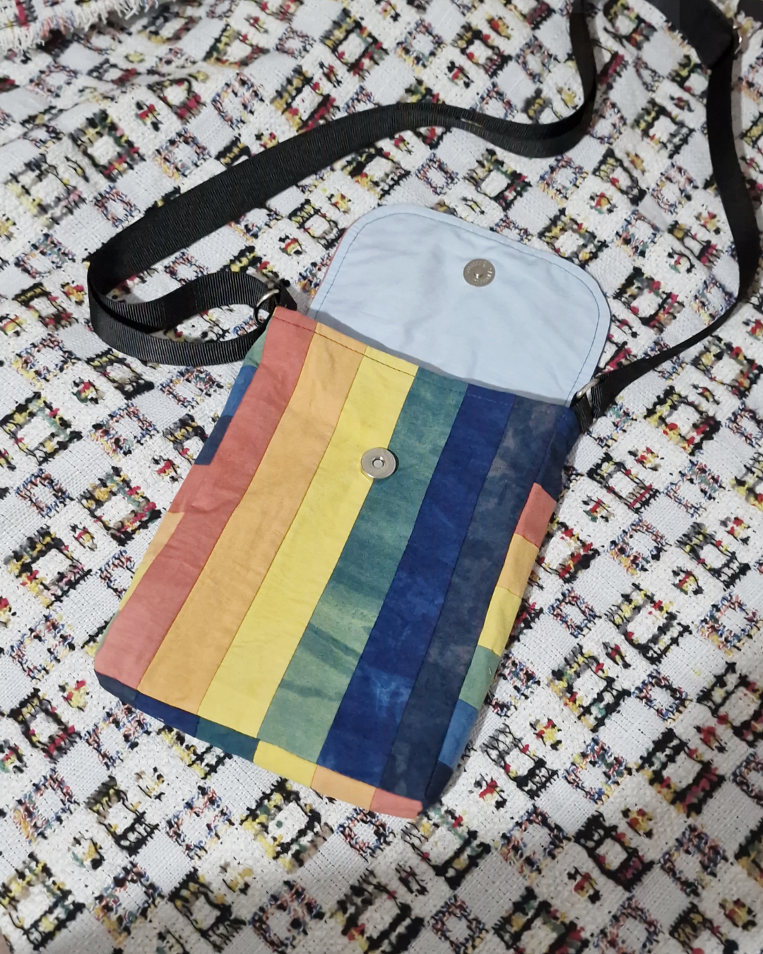 Rainbow Natural Dye Satchel Bag
