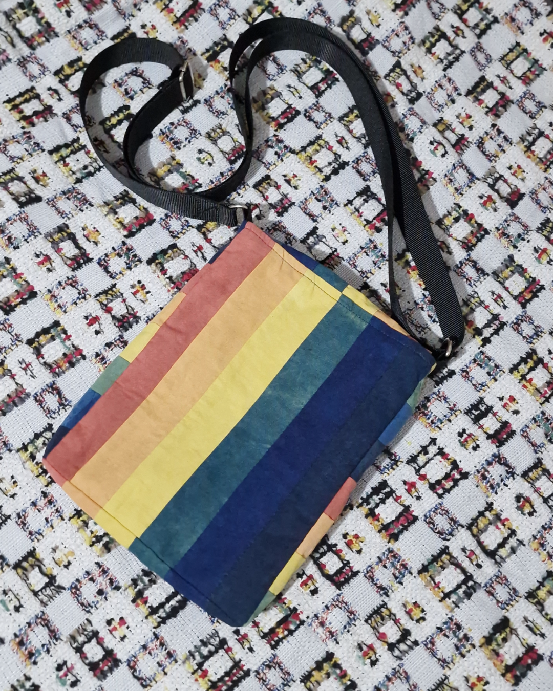 Rainbow Natural Dye Satchel Bag